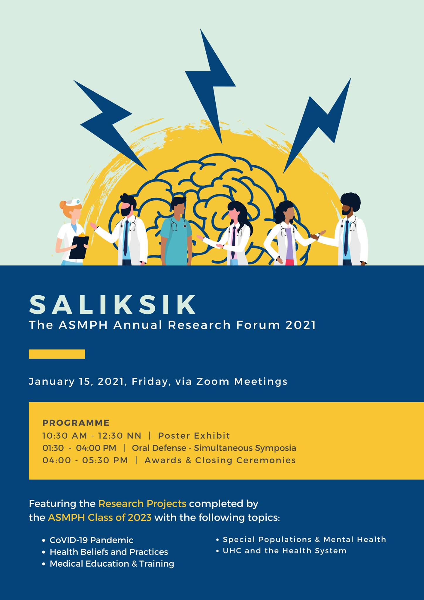 Featured image for the article Saliksik 2021: The ASMPH Annual Research Forum